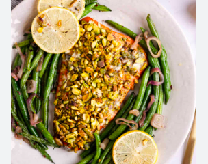 Pistachio Crusted Salmon