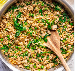 Garlic Turkey Power Bowl